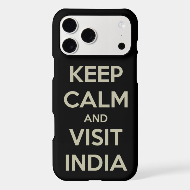 keep calm visit india (Back)