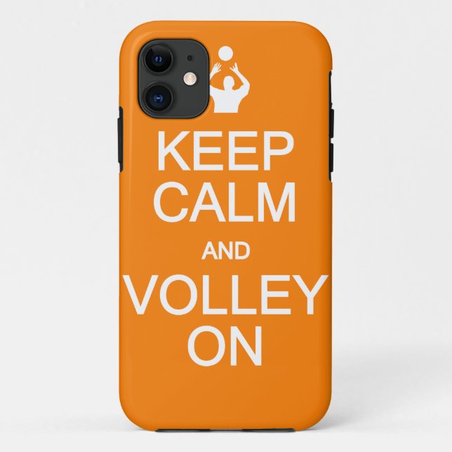 Keep Calm & Volley On iPhone 5 Case-Mate Case (Back)