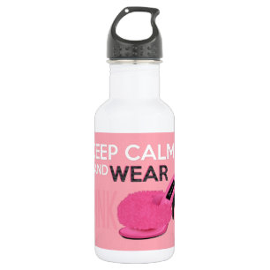 Keep Calm Wear Pink 532 Ml Water Bottle