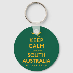 Keep Calm You're in South Australia! Keychain