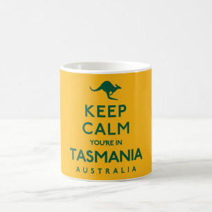 Keep Calm You're in Tasmania Australian Coffee Mug