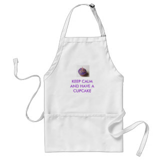 KEEP CALMAND HAVE A CUPCAKE apron