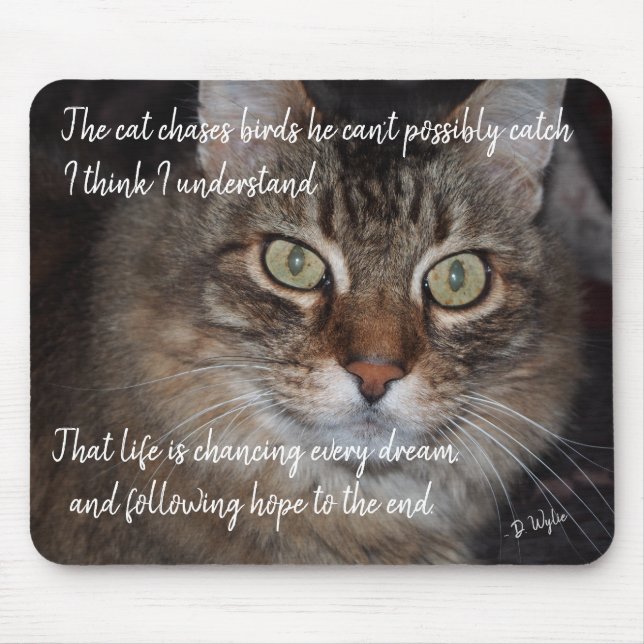 Keep Chasing Dreams Mouse Pad (Front)