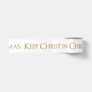 Keep Christ In Christmas® 3" Wide Ribbon Satin Ribbon