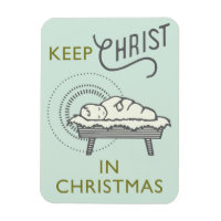 Keep Christ in Christmas Car Magnet