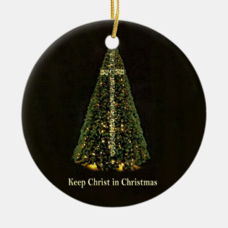 KEEP CHRIST IN CHRISTMAS ornament