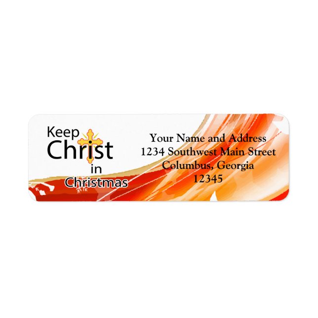 Keep Christ in Christmas, Swirl (Front)