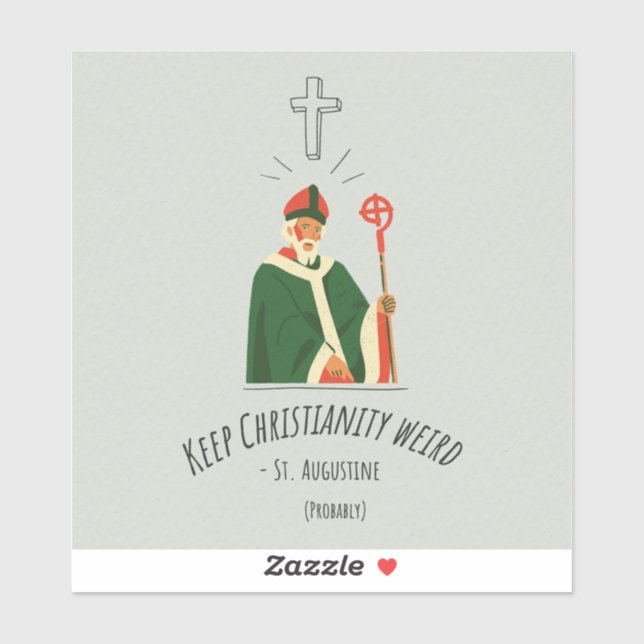 Keep Christianity Weird Vinyl Sticker (Sheet)