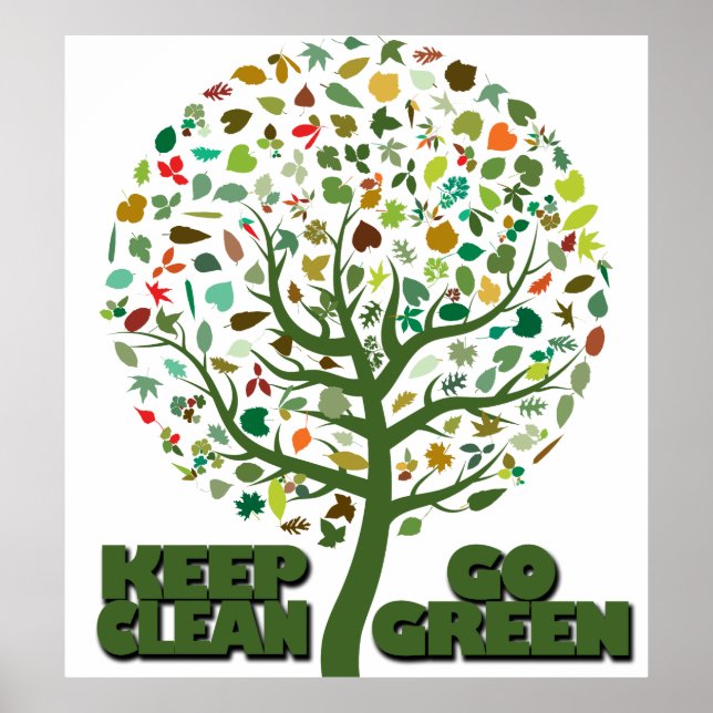 Keep Clean Go Green Poster (Front)