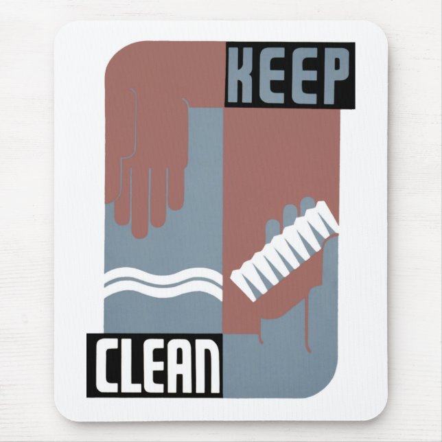 Keep Clean Mouse Pad (Front)