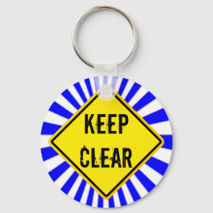 Keep Clear Keychain