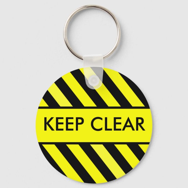 Keep Clear Keychain (Front)