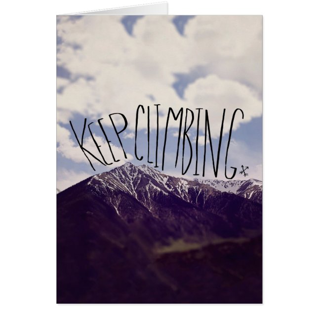 Keep Climbing (Front)