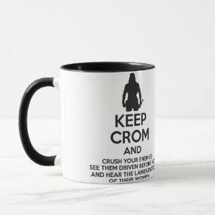 Keep Crom and Crush Your Enemies Mug