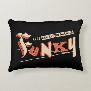 Keep Downtown Augusta Funky Throw Pillow
