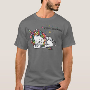 Keep Dreaming Lion Unicorn Fairy tail  T-Shirt