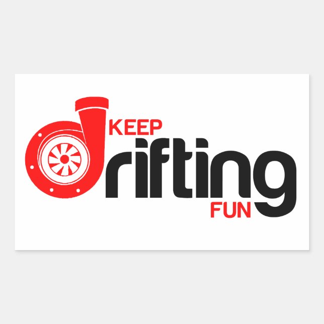 Keep Drifting Fun Sticker (Front)