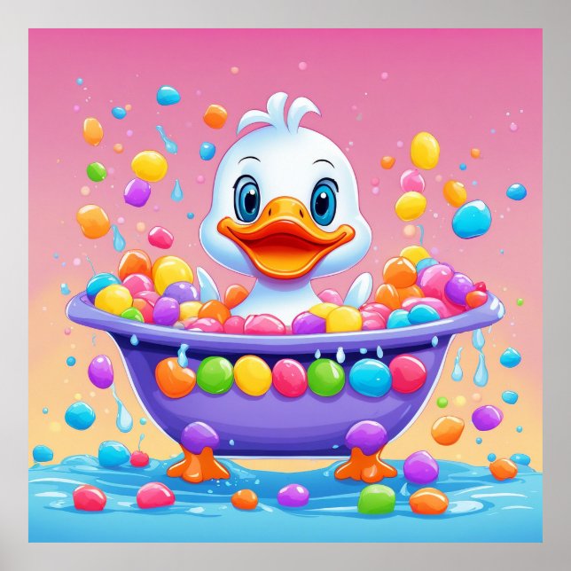 Keep Duck design  or design your own  Poster (Front)