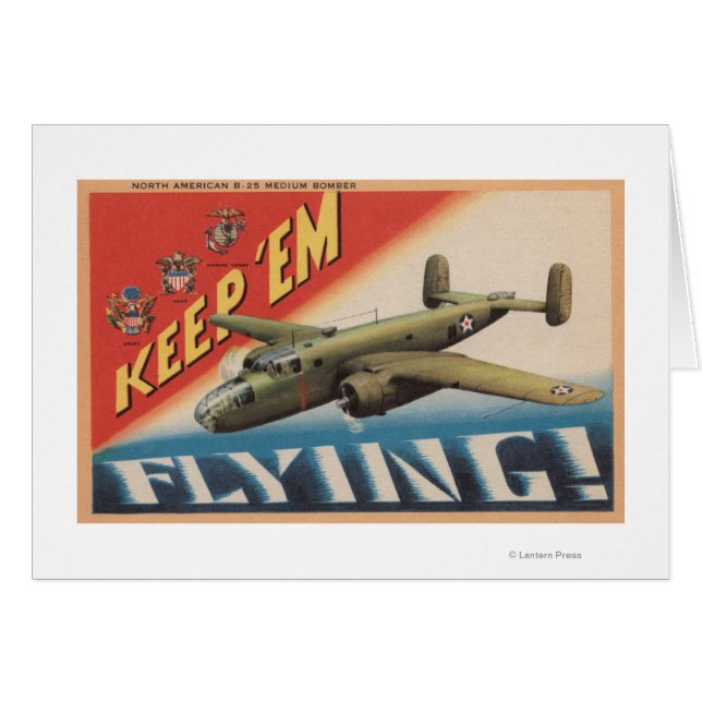 Keep 'Em Flying/B-25 Medium Bomber (Airplane) (Front Horizontal)