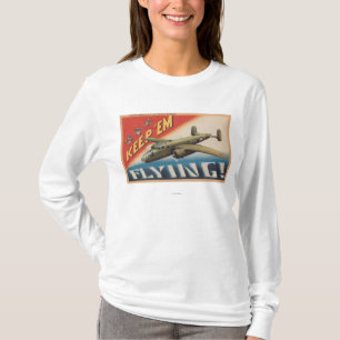 Keep 'Em Flying/B-25 Medium Bomber (Airplane) T-Shirt