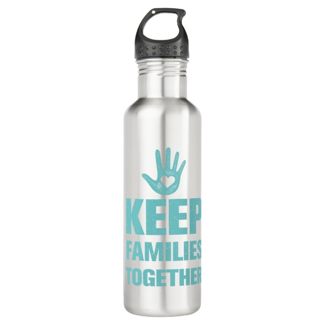 Keep Families Together 710 Ml Water Bottle (Front)