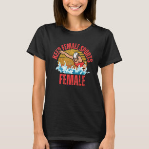 Keep Female Sports Female Womens Swimming Anti Wok T-Shirt