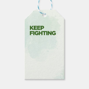 Keep Fighting Cancer Care Packages Gentle Green Gift Tags