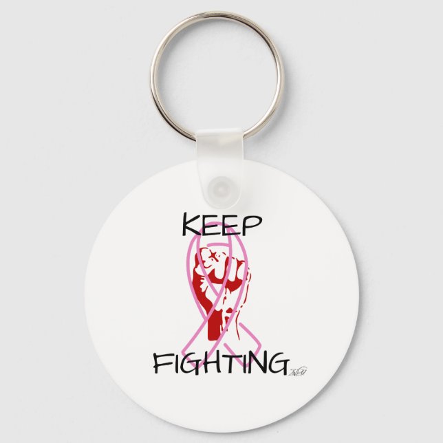 Keep Fighting Keychain (Front)