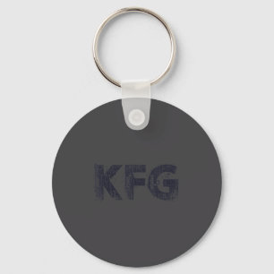 Keep F'ing Going Distressed Motivational Saying Keychain