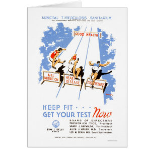Keep Fit Get Tested 1939 WPA