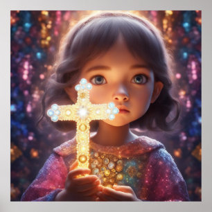 Keep Girl/Cross design  or design your own  Poster