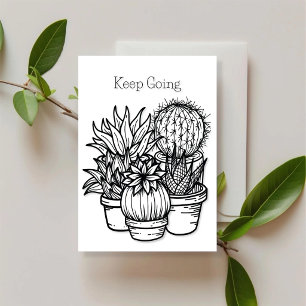 Keep Going – Desert Ink Encouragement Card