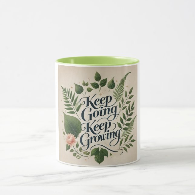 Keep Going Keep Growing Mug (Center)
