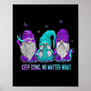 Keep Going No What Gnome Suicide Prevention Awaren Poster