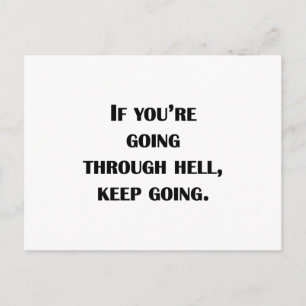 Keep Going Postcard