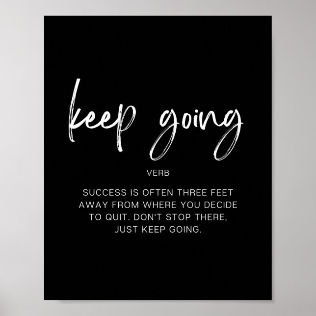 Keep Going Poster (Front)