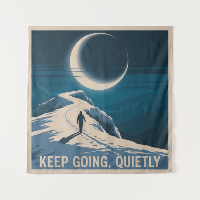 Keep Going, Quietly Tapestry (Front)