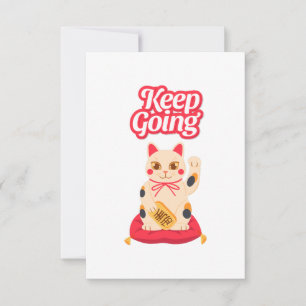 Keep Going Thank You Card