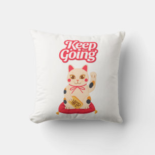 Keep Going Throw Pillow
