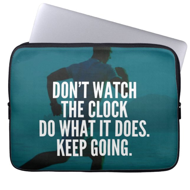 Keep Going - Workout Motivational Laptop Sleeve (Front)