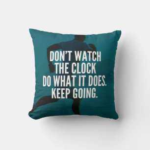 Keep Going - Workout Motivational Throw Pillow