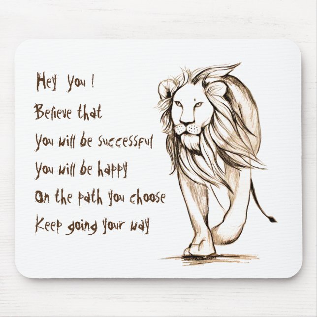 Keep going your way mouse pad (Front)