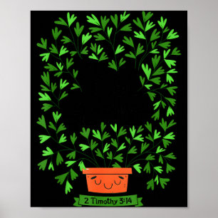 Keep Growing 2 Timothy 3 14 Christian Inspirationa Poster