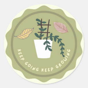 Keep Growing Sticker