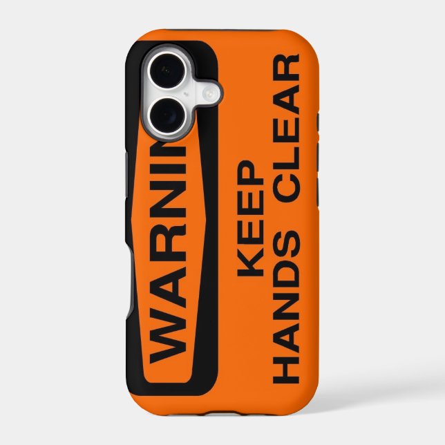 keep hands clear (Back)