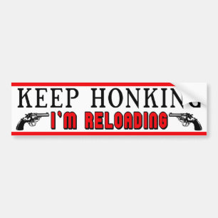 Keep Honking Bumper Sticker
