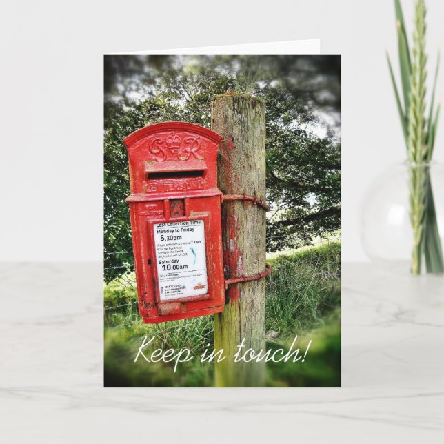 Keep in touch! card (Front)