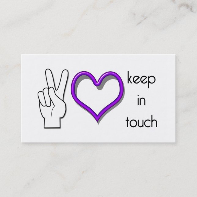 Keep in Touch Card Camp (Front)