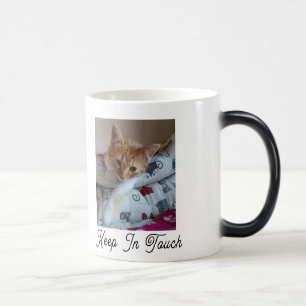 Keep In Touch Color Changing Mug for Cat Lovers 