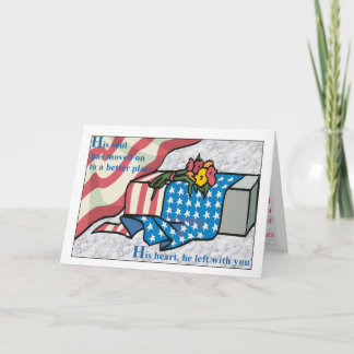Keep in Your Heart Sympathy Card –F